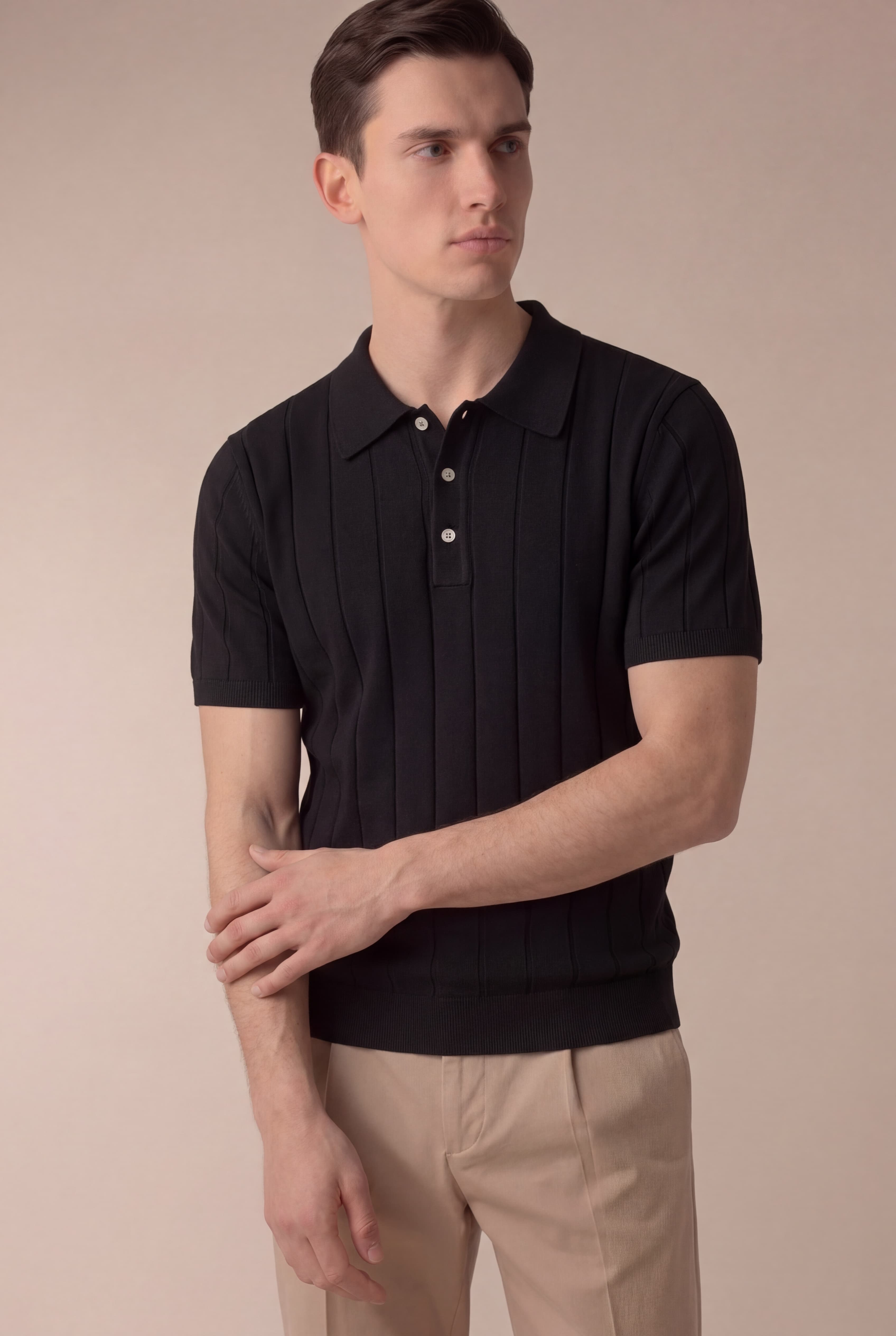 Walter - Polo Venezia negro