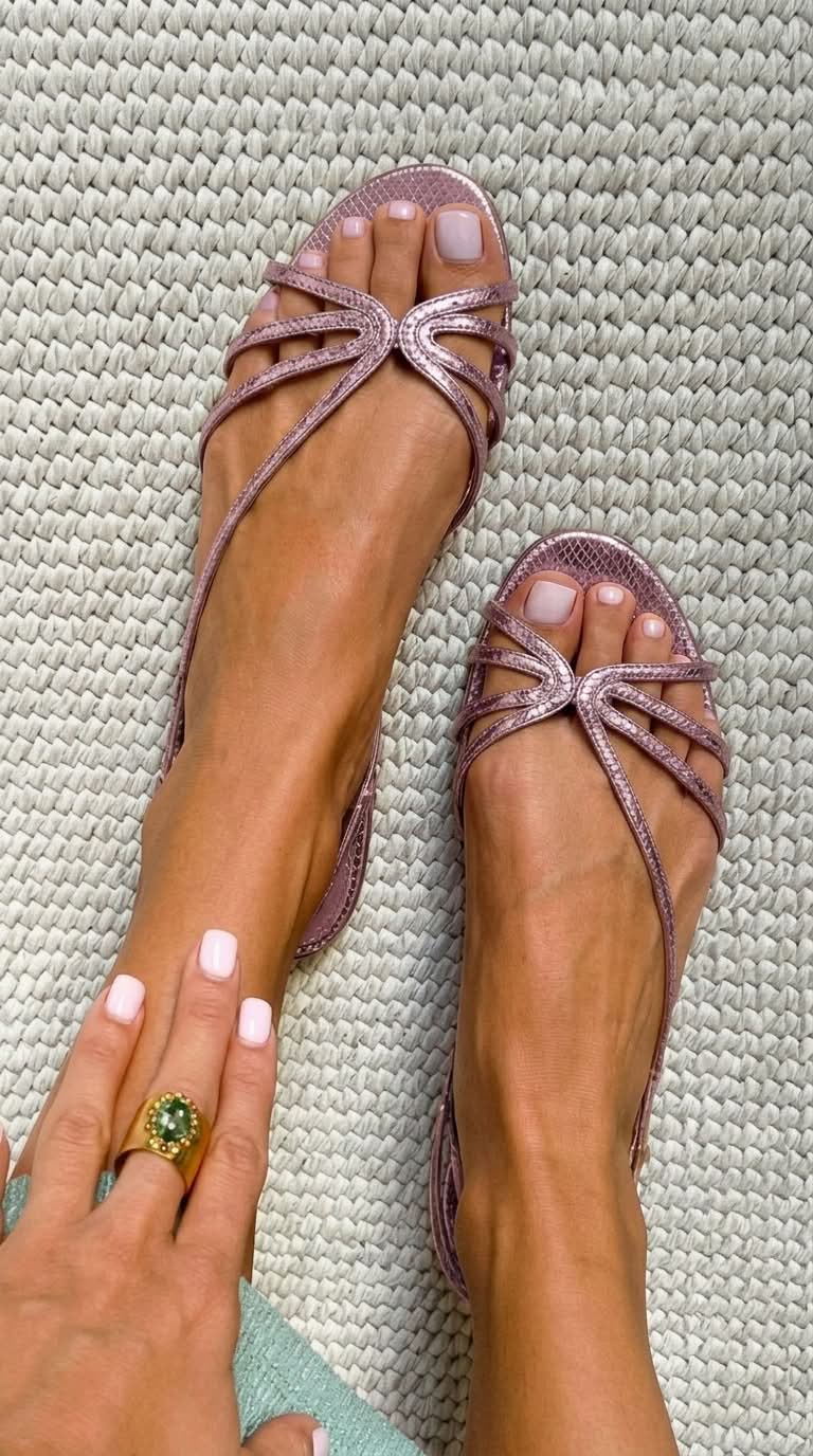 Analia - Sandalias Doradas