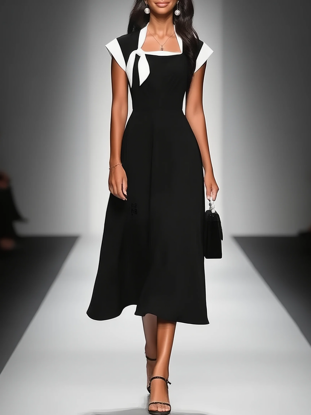 Vestido con Bloques de Color de Alma