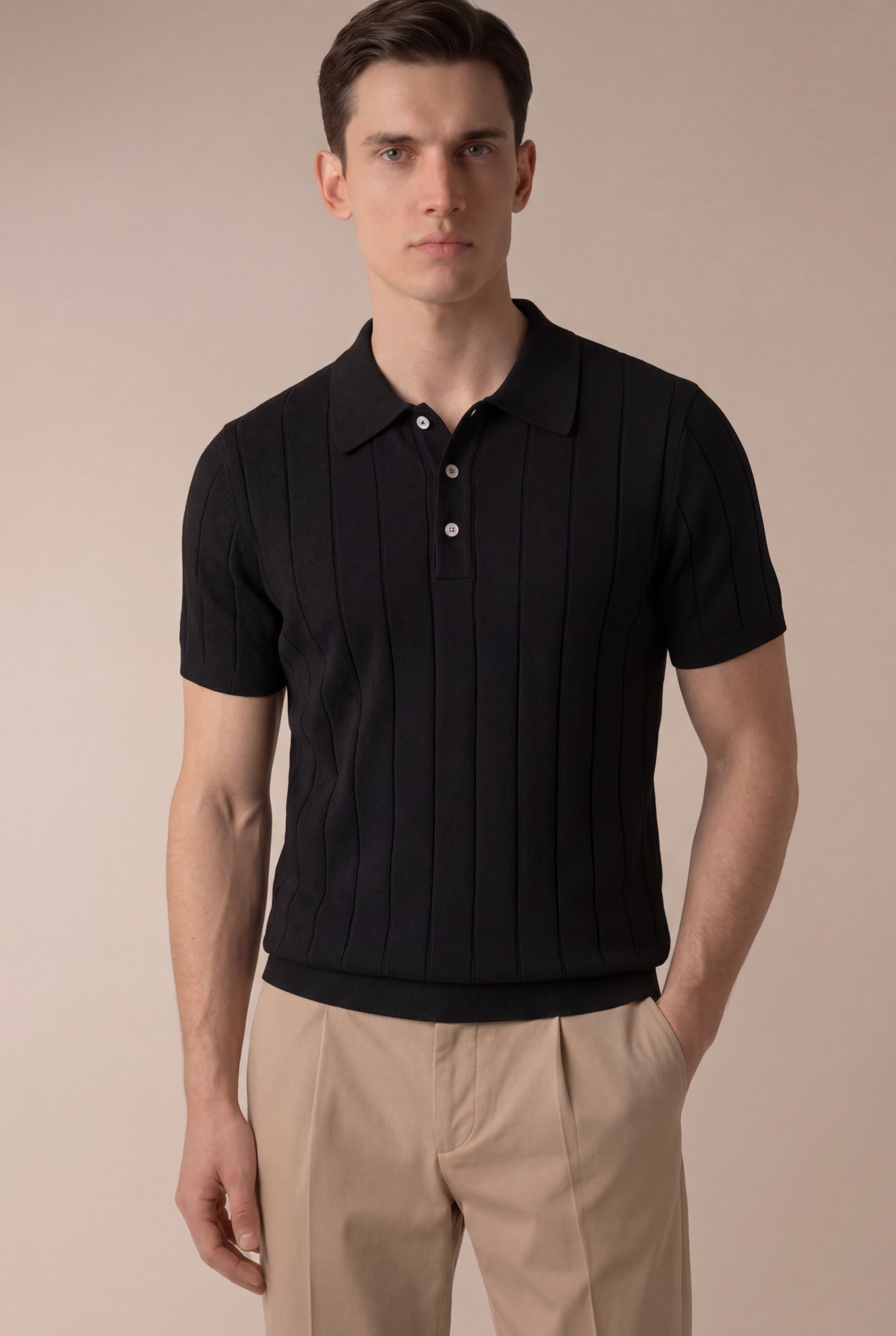 Walter - Polo Venezia negro