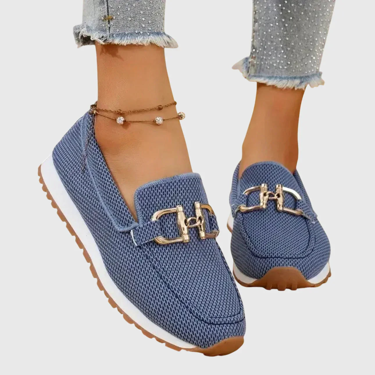 Miranda -  Mocasín Deportivo con Hebilla Dorada