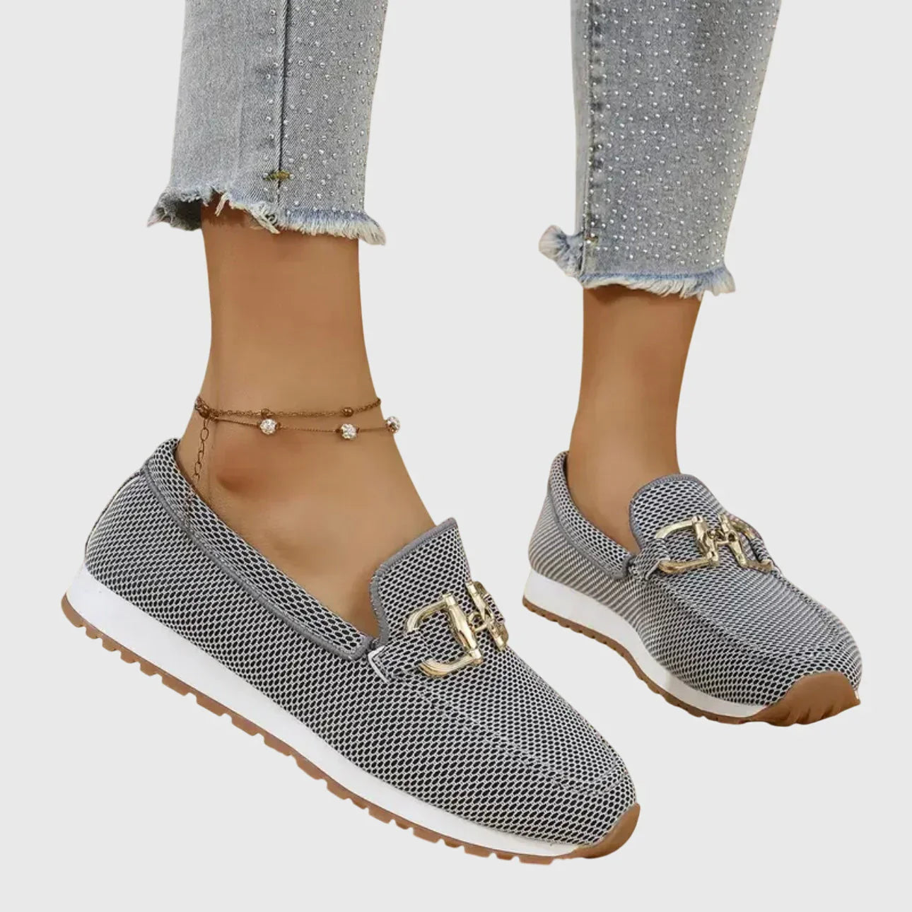 Miranda -  Mocasín Deportivo con Hebilla Dorada
