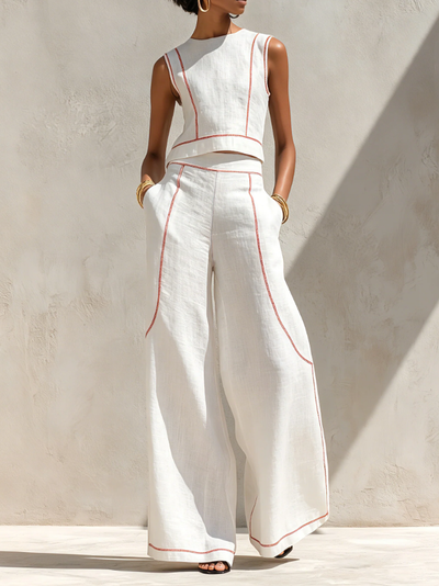 Conjunto de blusa y pantalón de Alma