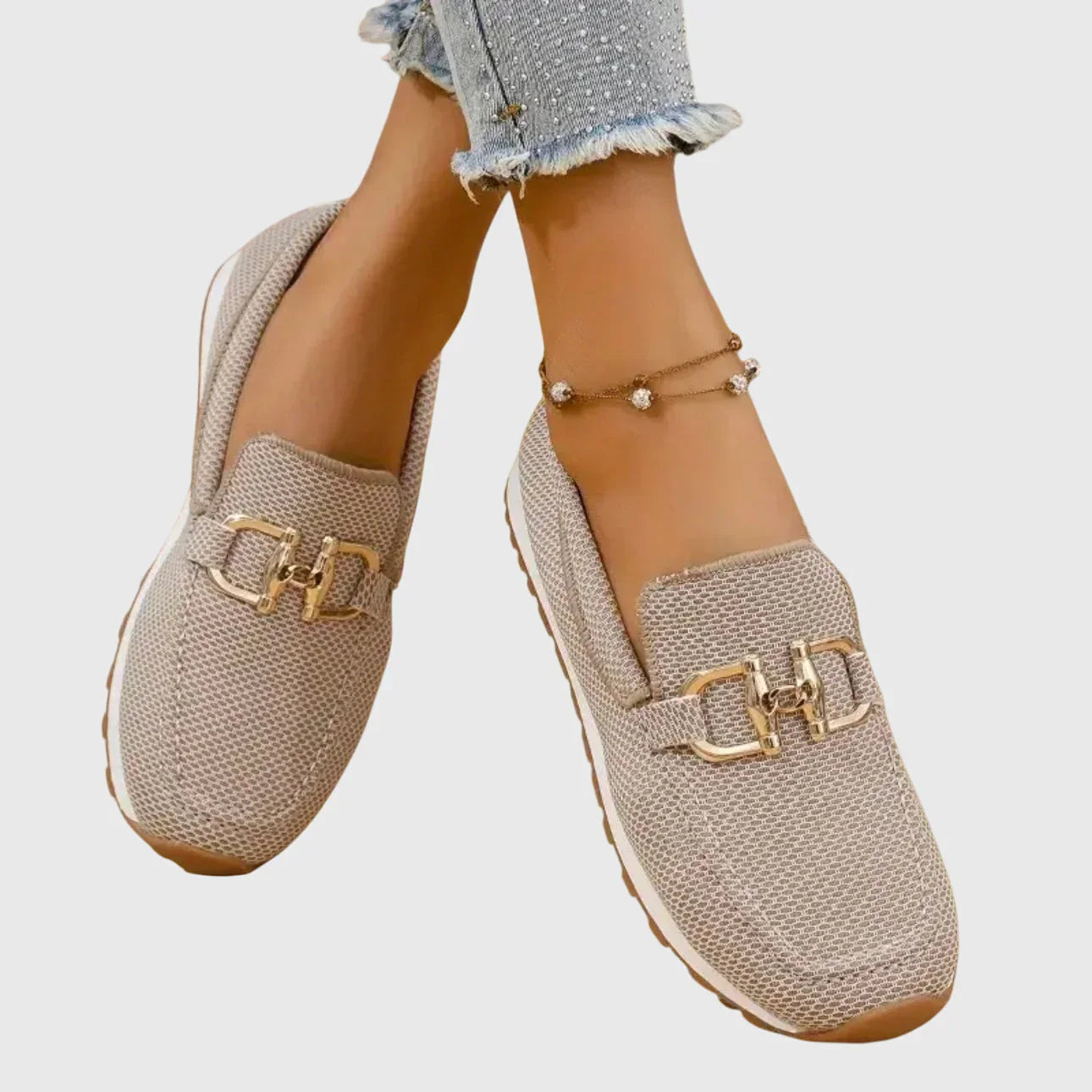 Miranda -  Mocasín Deportivo con Hebilla Dorada