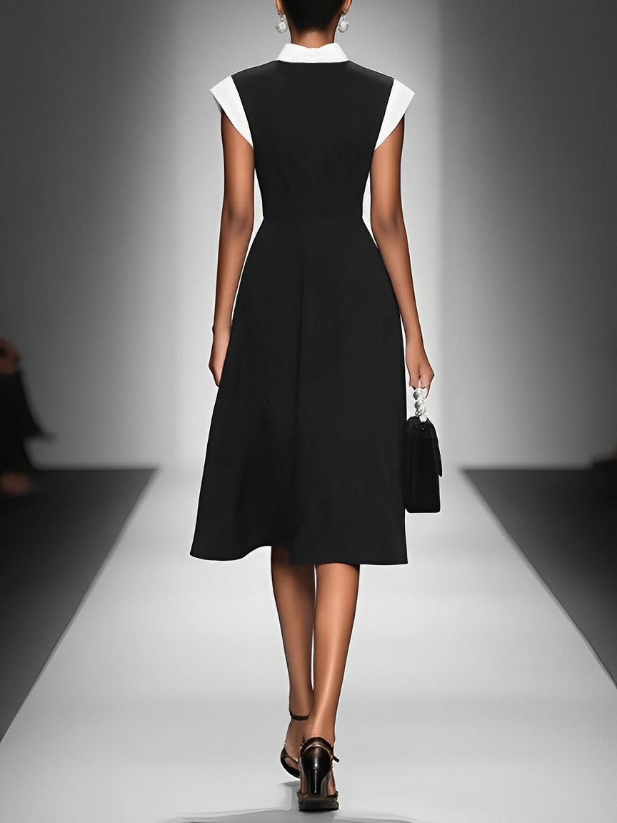 Vestido con Bloques de Color de Alma