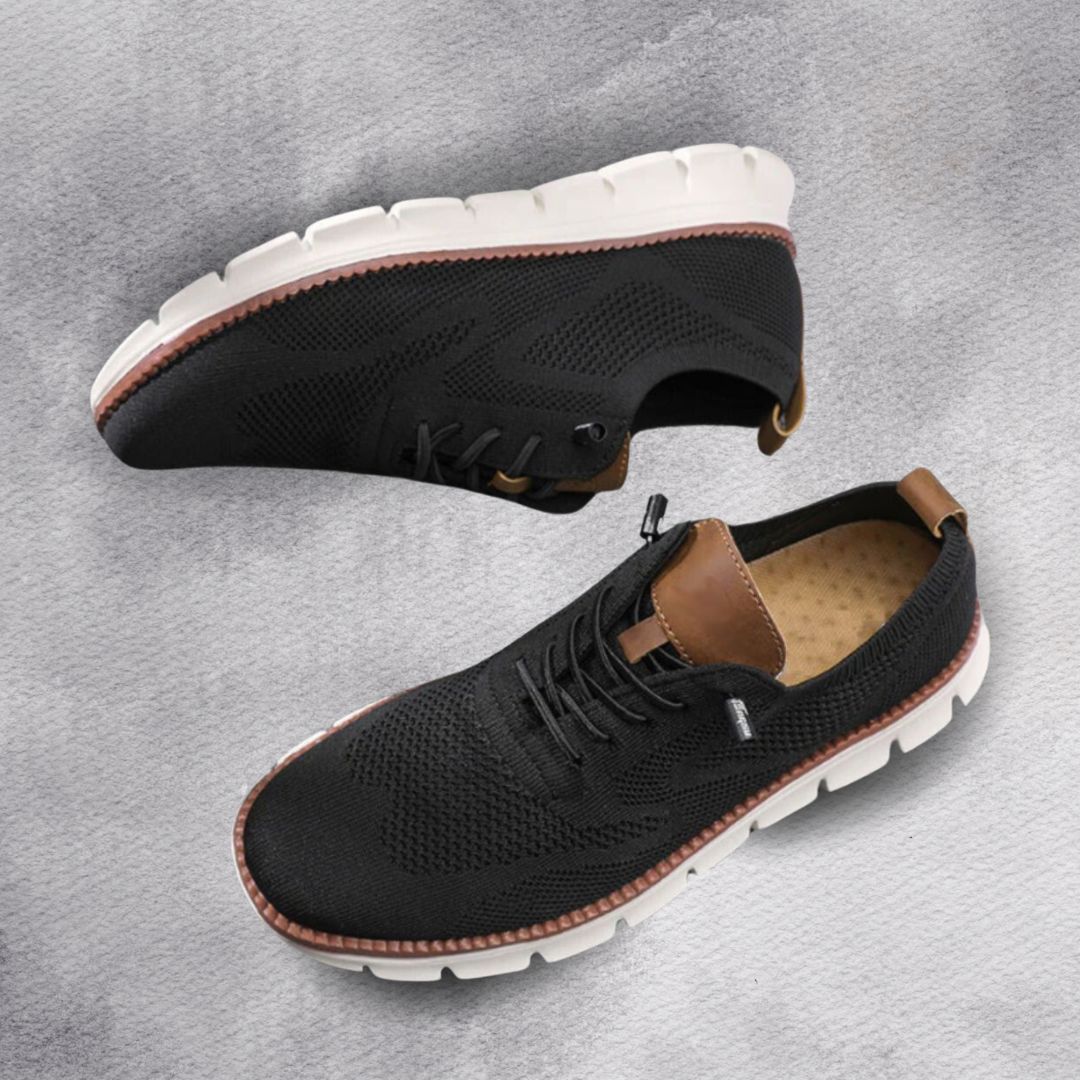 Jeremias - Zapatos Transpirables Ultracomfort Negro y Blanco