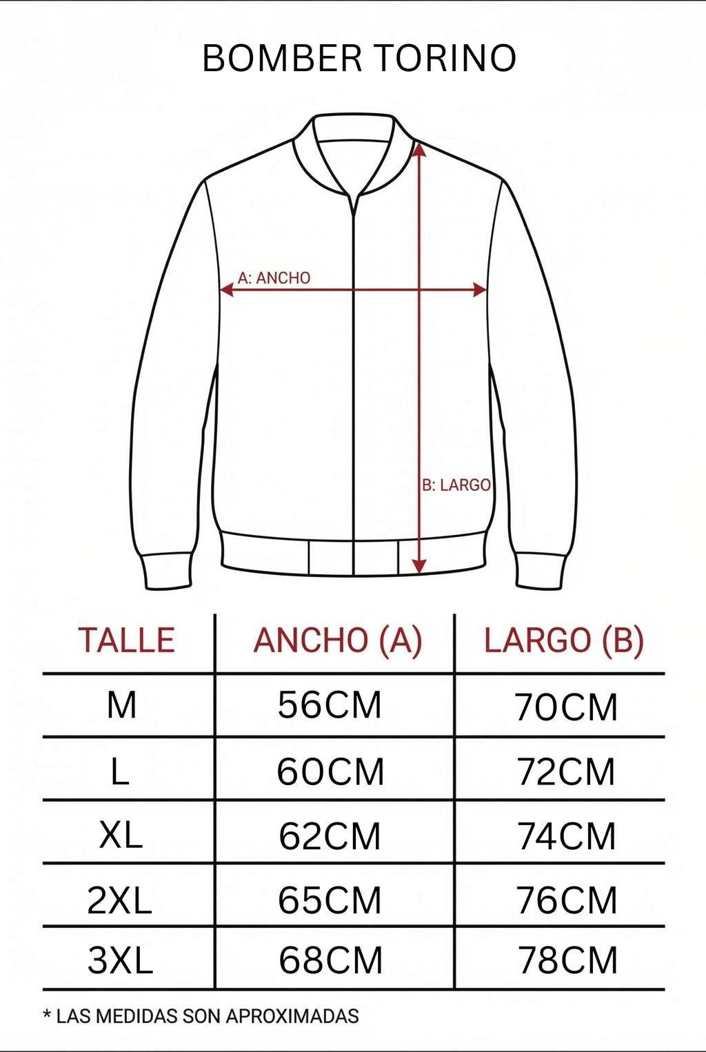 Valentin - Bomber Torino Gamuza