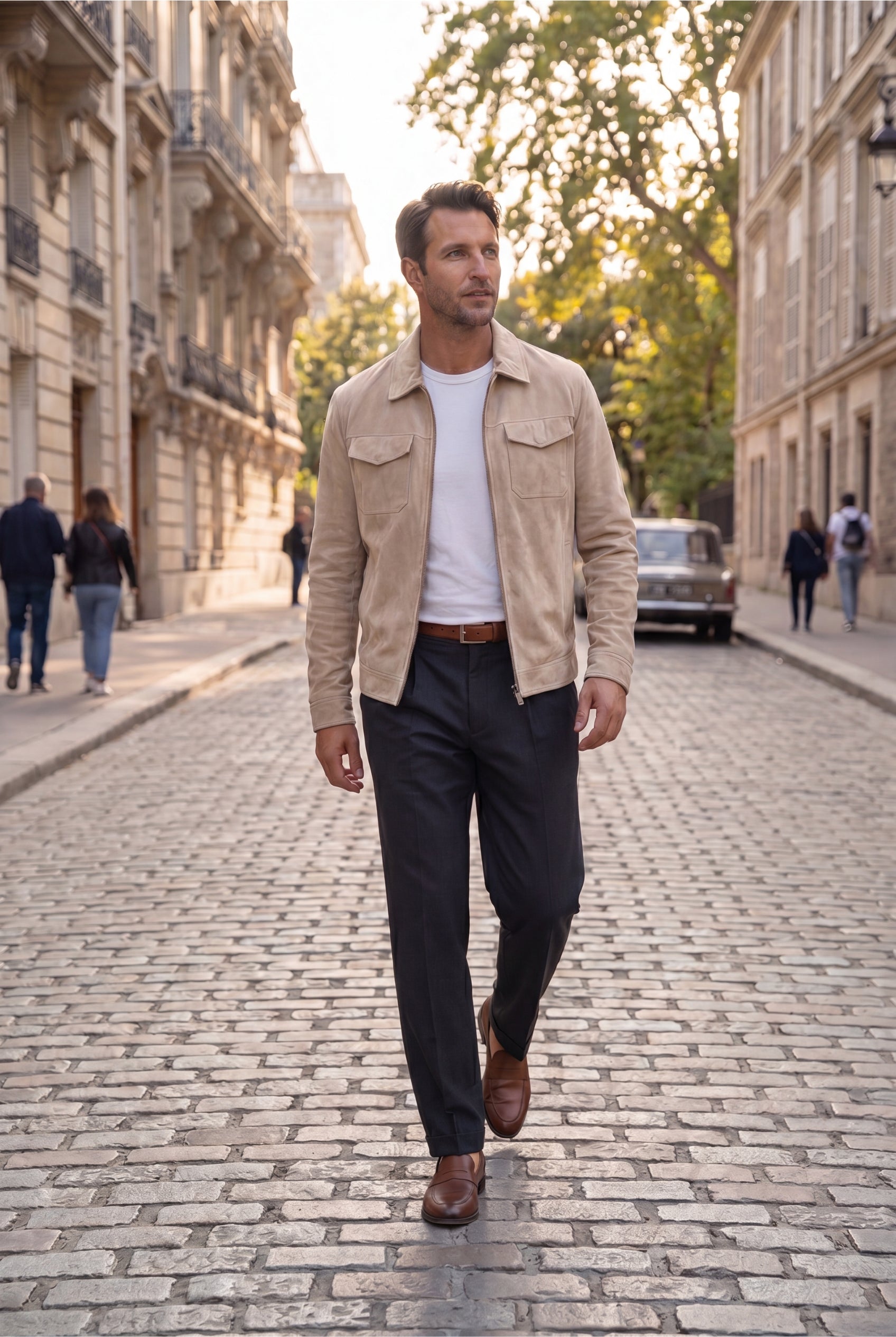 Francisco - Campera Parma Gamuza