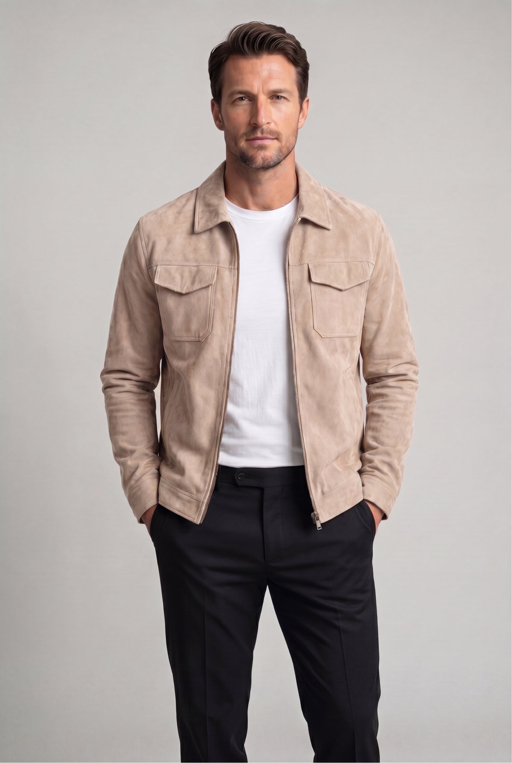 Francisco - Campera Parma Gamuza