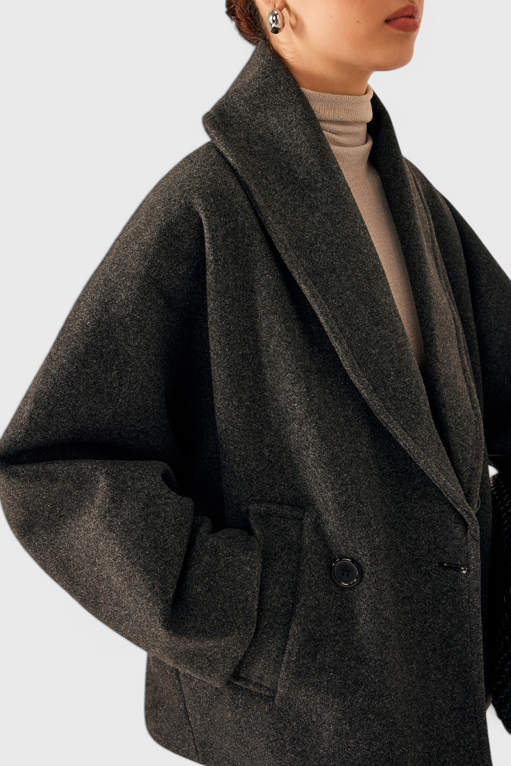 Helena - Abrigo de Tweed Oversized