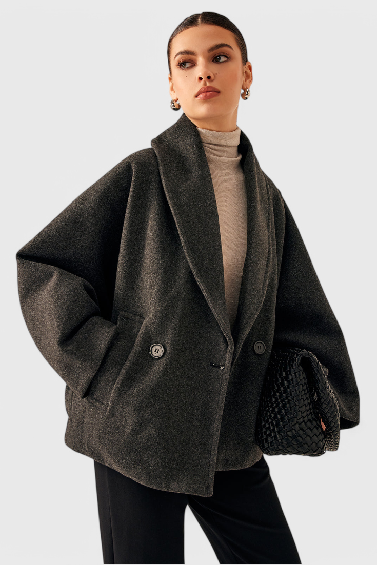 Helena - Abrigo de Tweed Oversized