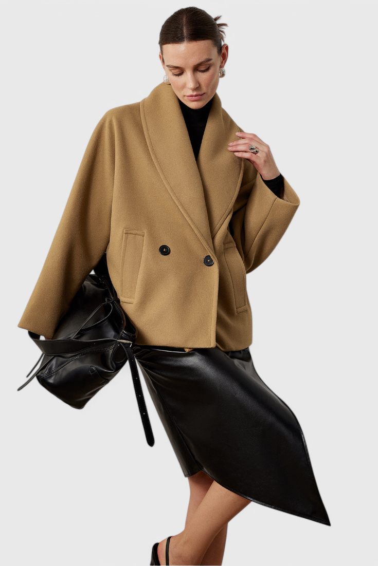 Helena - Abrigo de Tweed Oversized