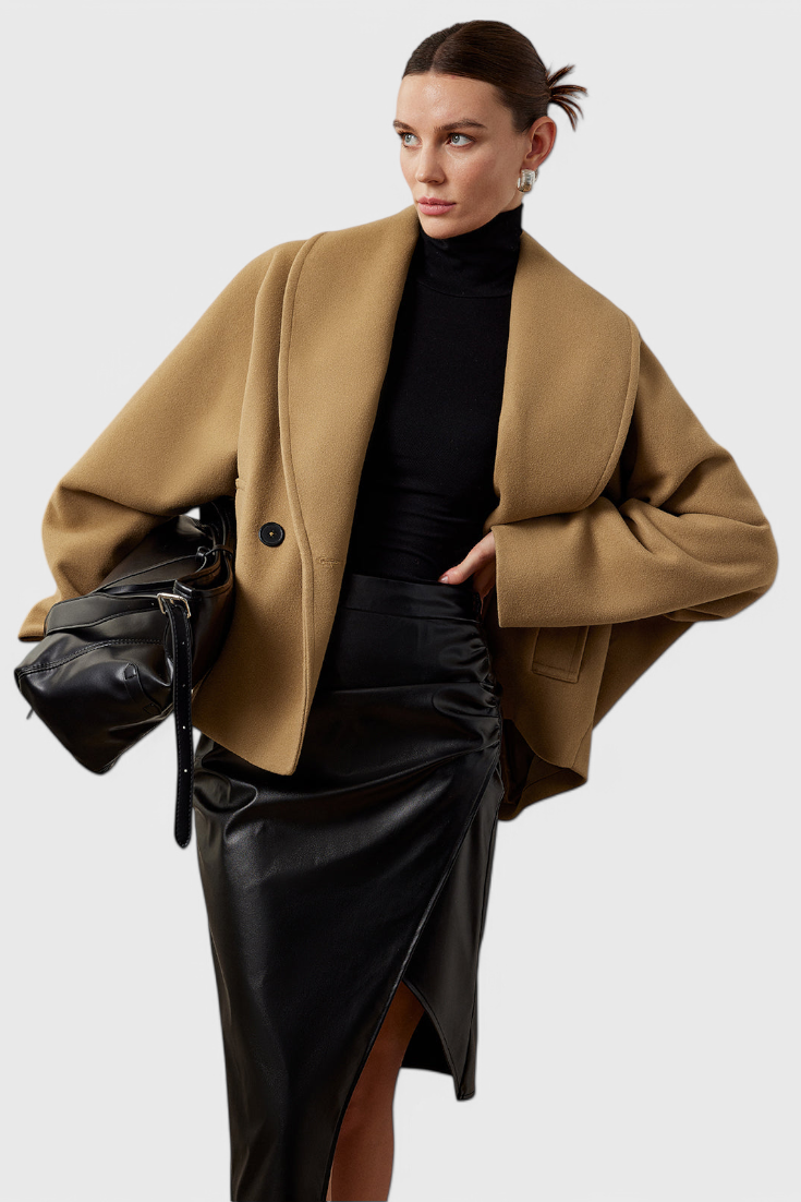 Helena - Abrigo de Tweed Oversized