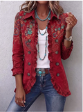 Chaqueta Cachemira Roja de Alma