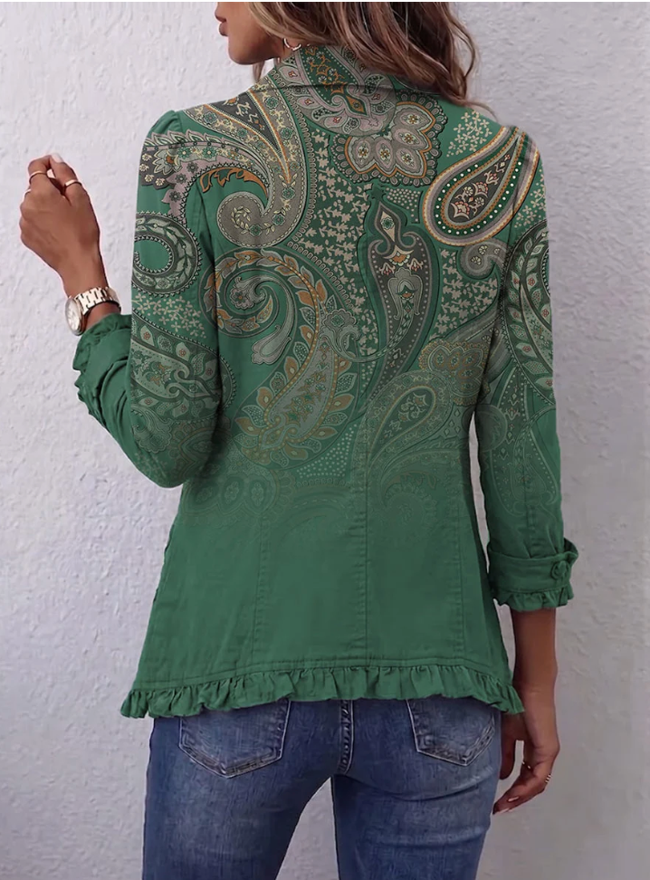 Chaqueta Cachemira Verde de Alma