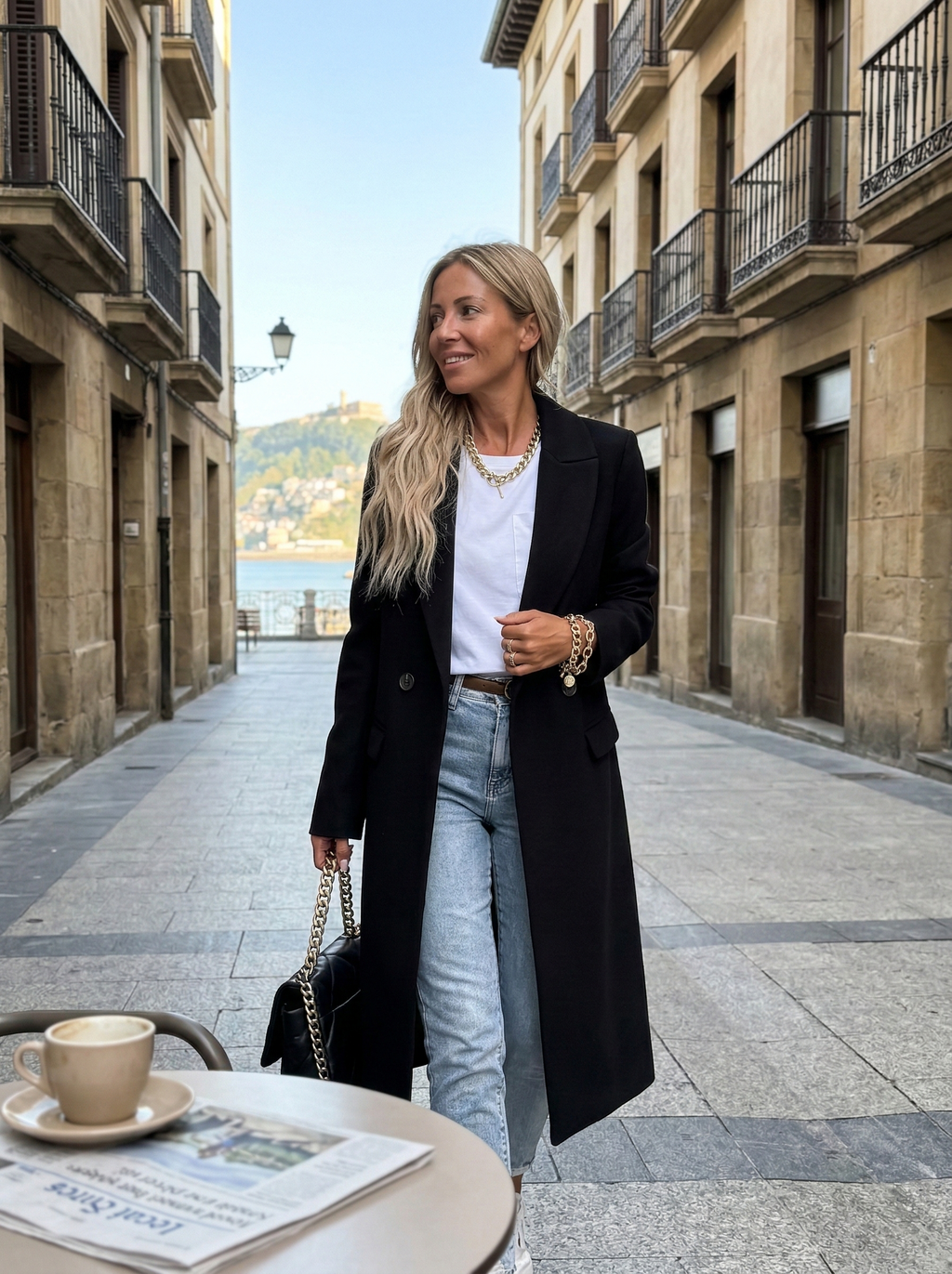 Carla - Abrigo largo clásico Arantxa