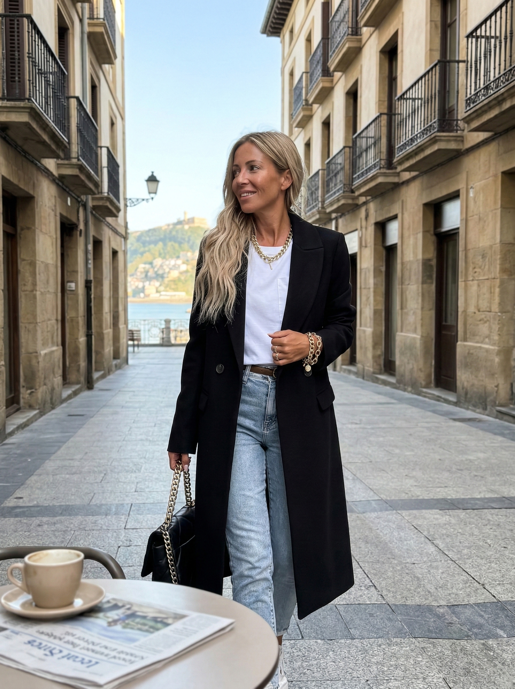 Carla - Abrigo largo clásico Arantxa