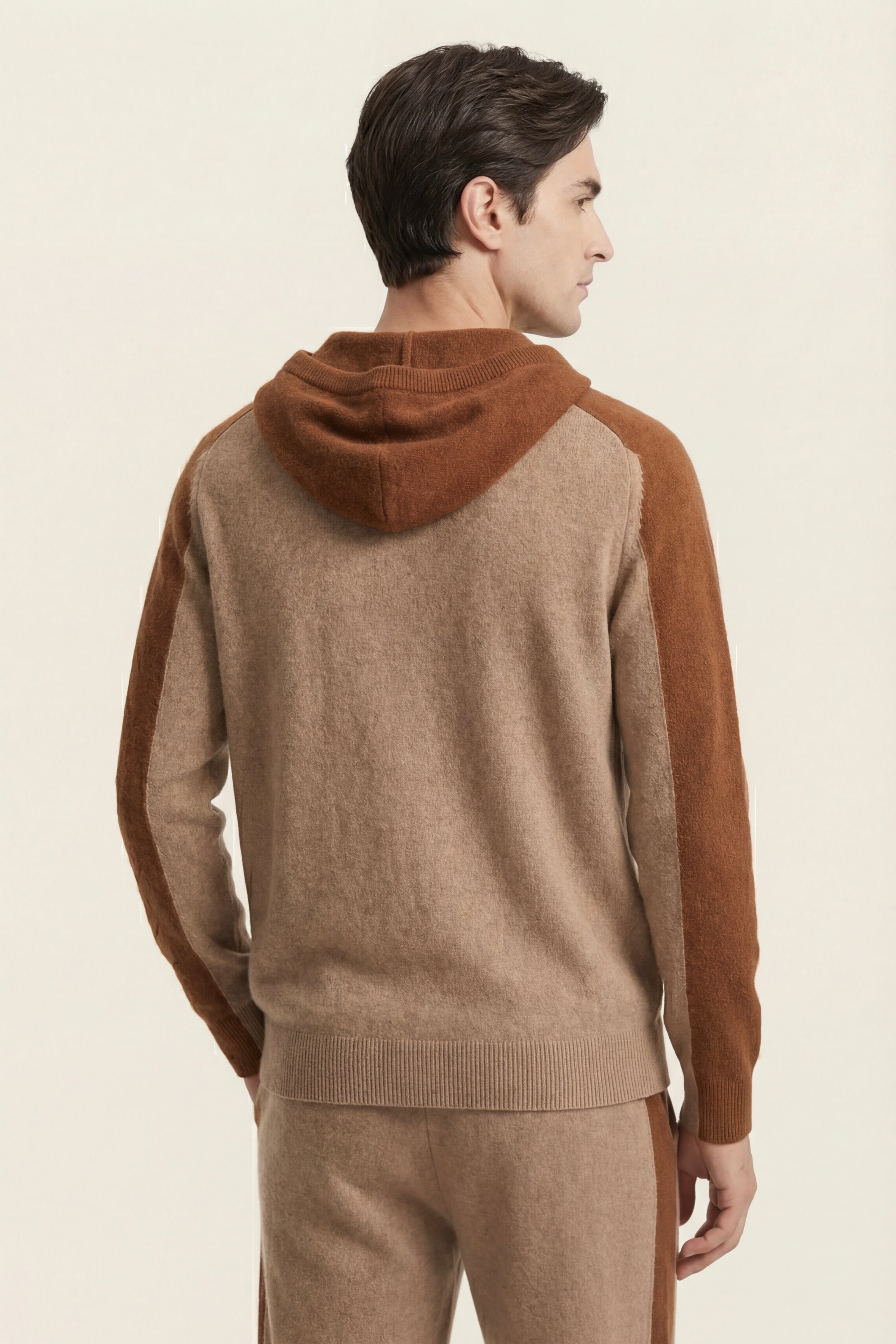 Manuel - Conjunto de Firma Beige con Capucha