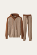 Manuel - Conjunto de Firma Beige con Capucha
