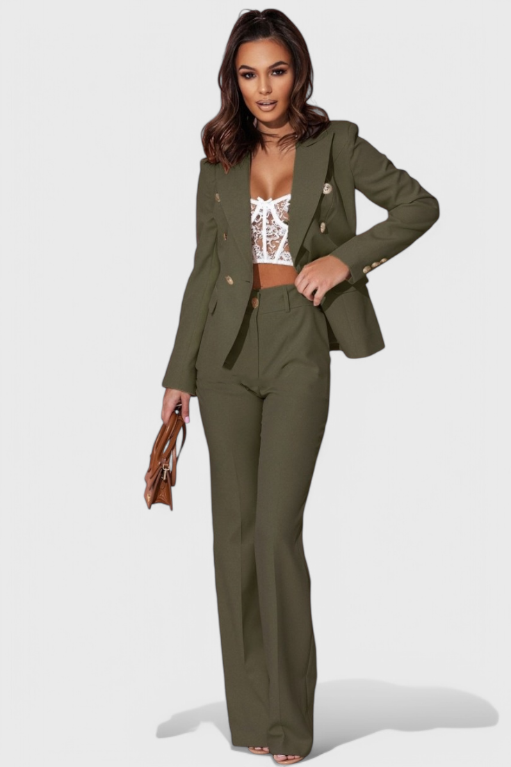 Rosario - Conjunto de Blazer y Pantalones Elegante