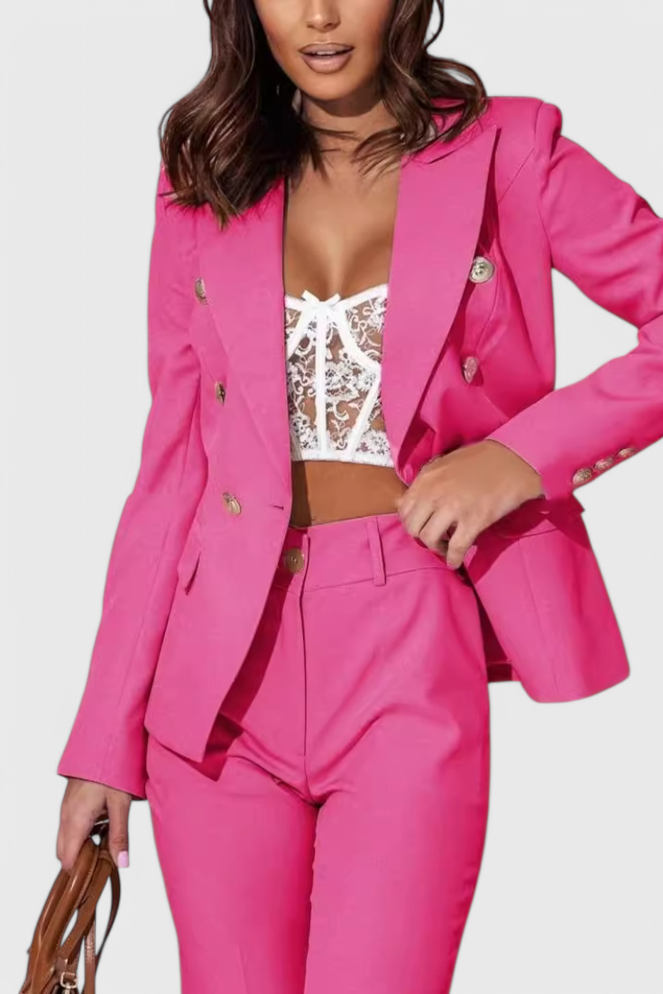 Rosario - Conjunto de Blazer y Pantalones Elegante