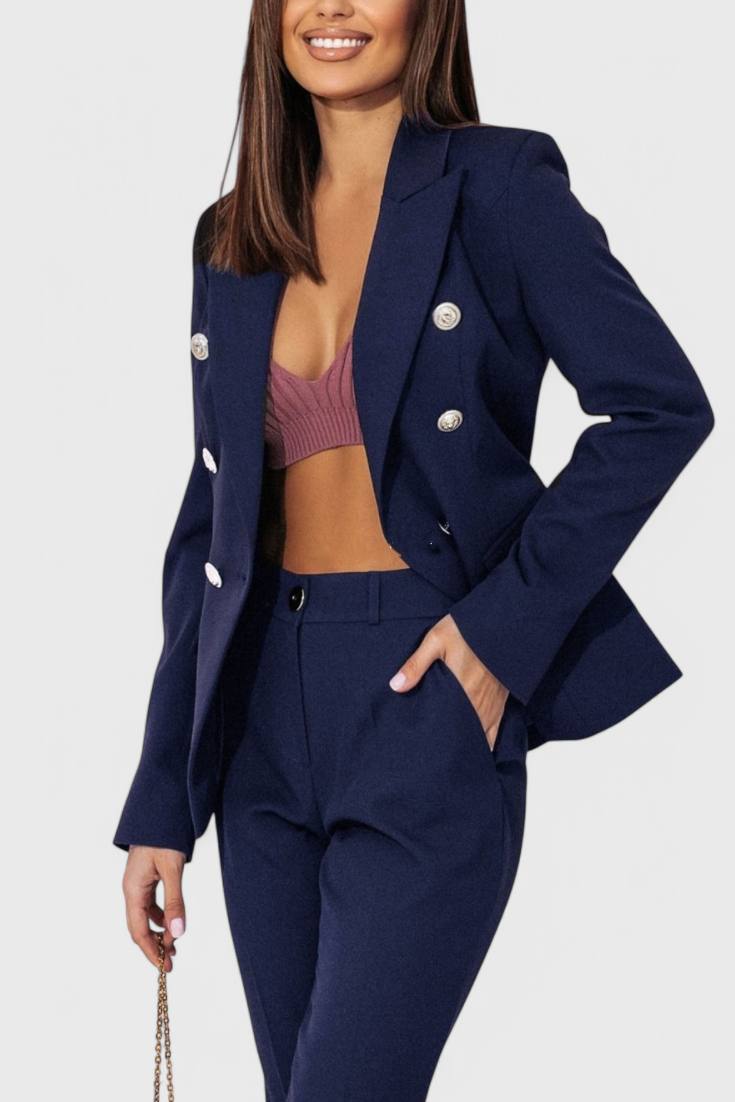 Rosario - Conjunto de Blazer y Pantalones Elegante