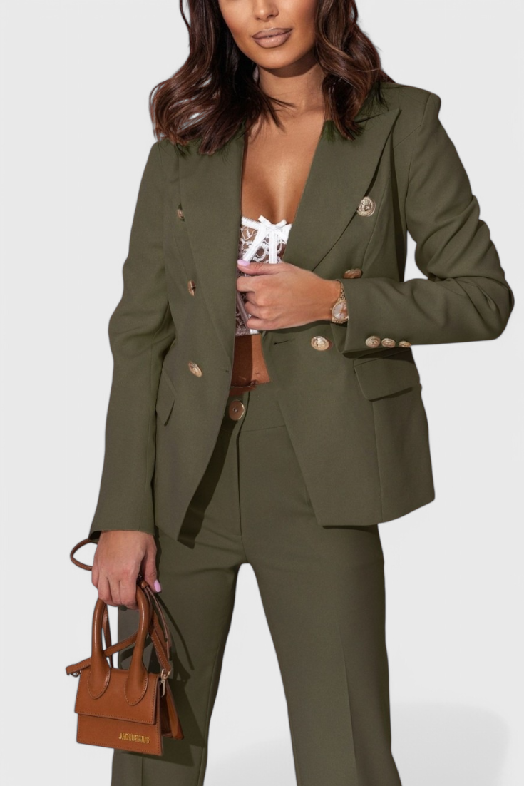 Rosario - Conjunto de Blazer y Pantalones Elegante