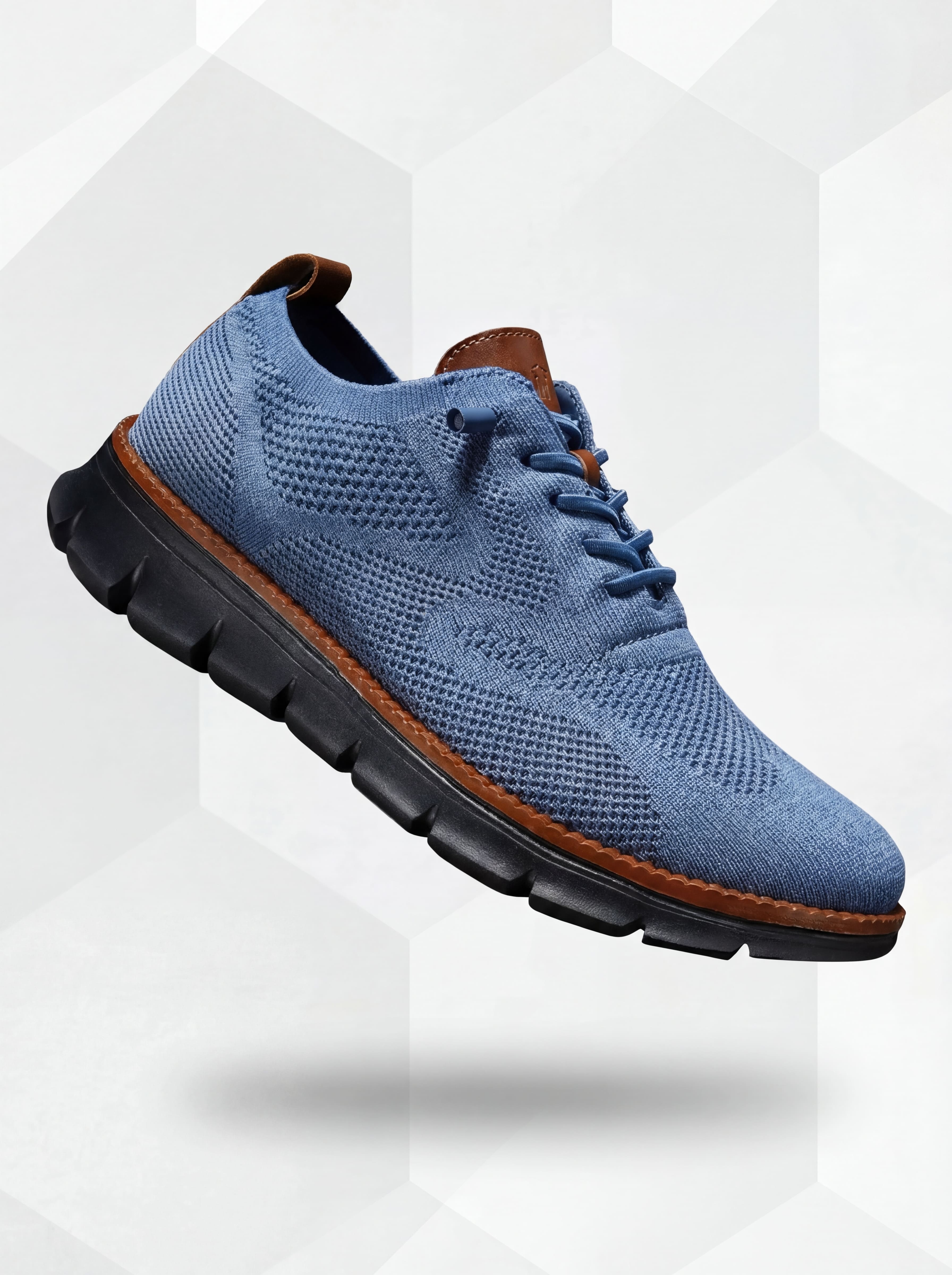 Luciano - Zapatos Transpirables Ultracomfort Azul y Negro