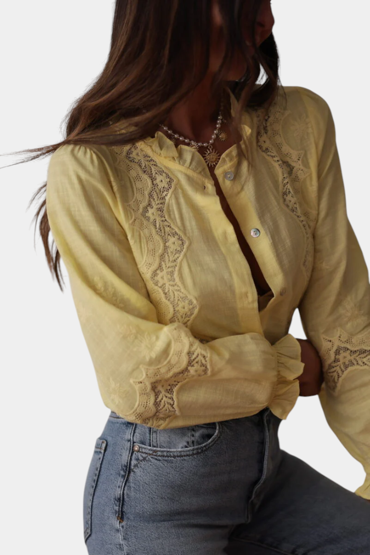 Catarina - Blusa de Encaje