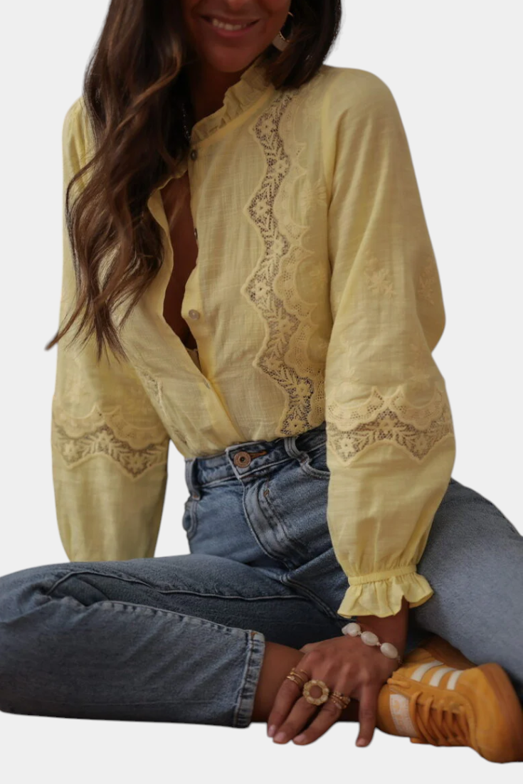 Catarina - Blusa de Encaje
