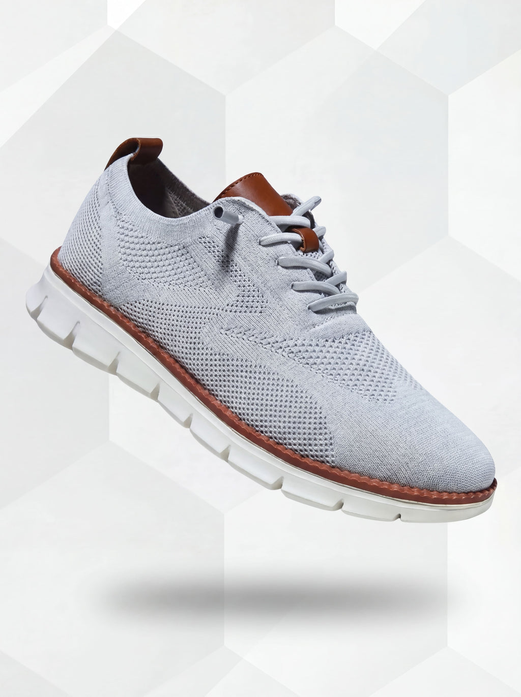 Lionel - Zapatos Transpirables Ultracomfort Gris Claro