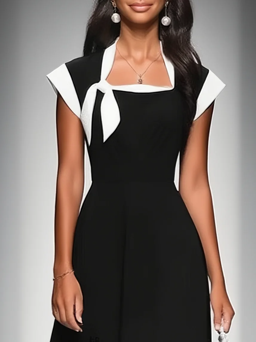 Vestido con Bloques de Color de Alma