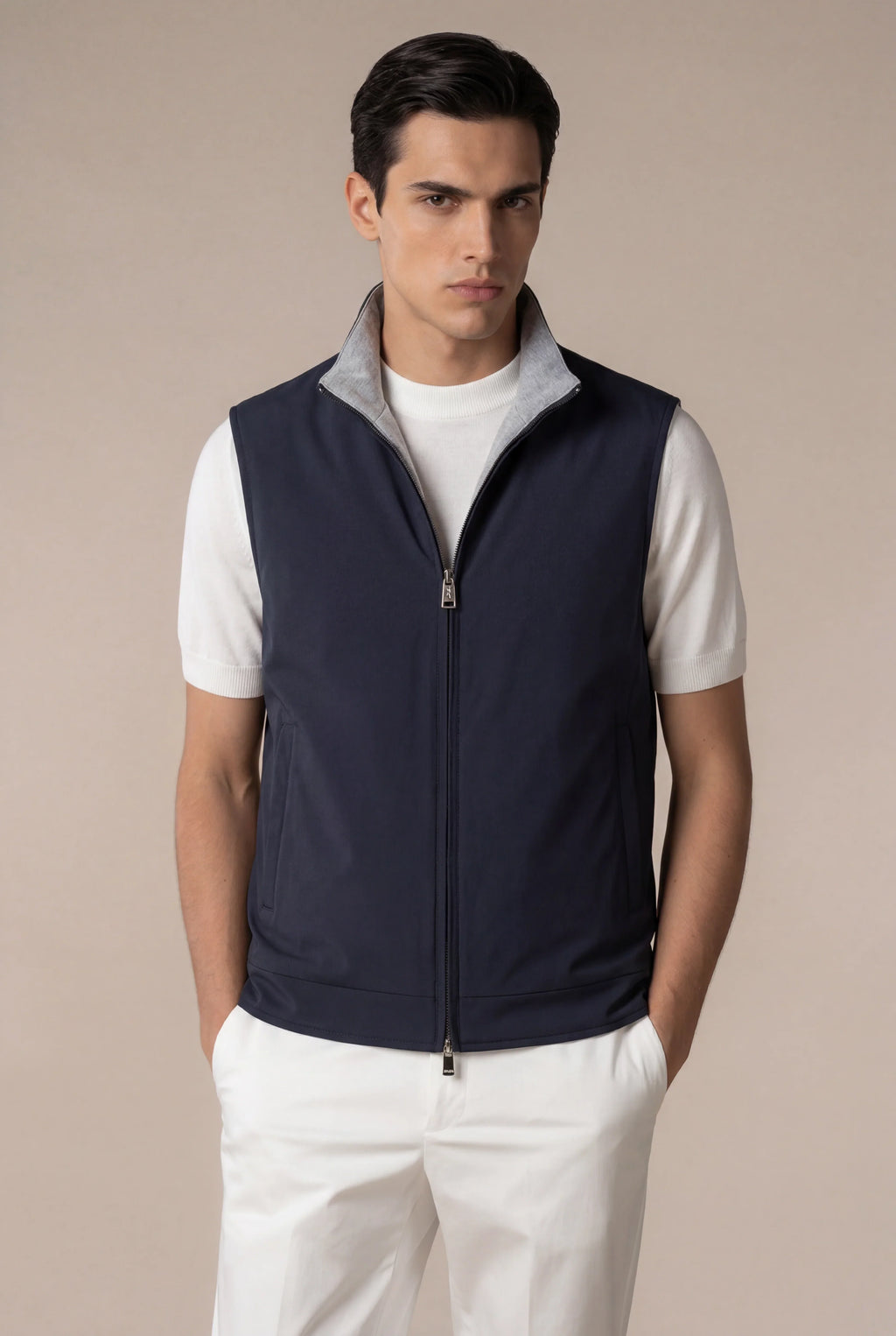 Nicolas - Chaleco Térmico Azul Marino
