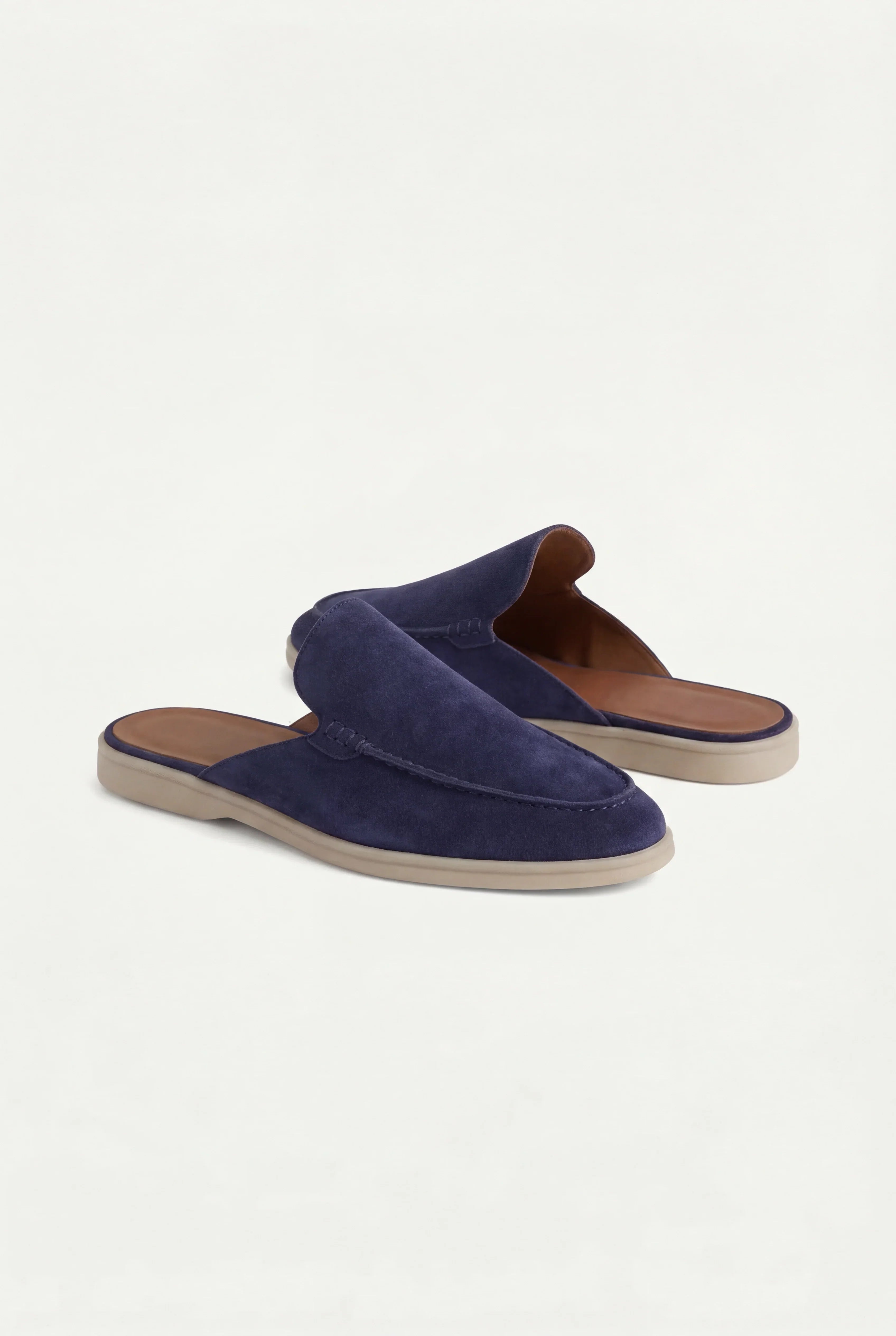 Tobias - Mocasín Náutico de Ante Azul Marino