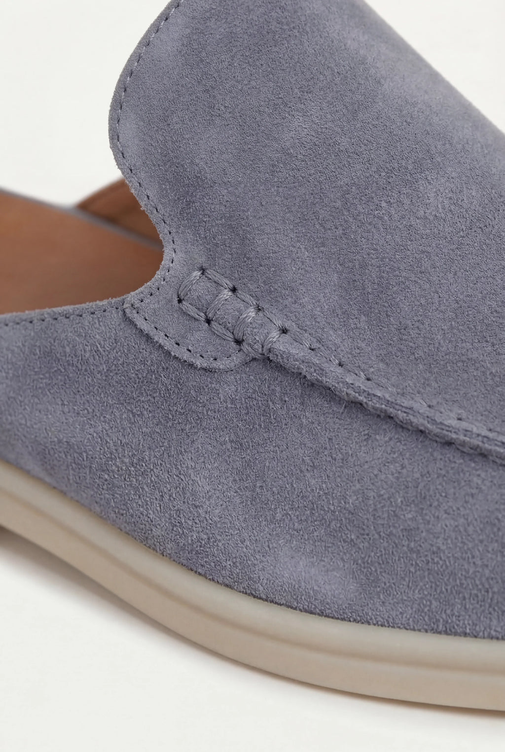 Angelo - Mocasín de Ante Azul