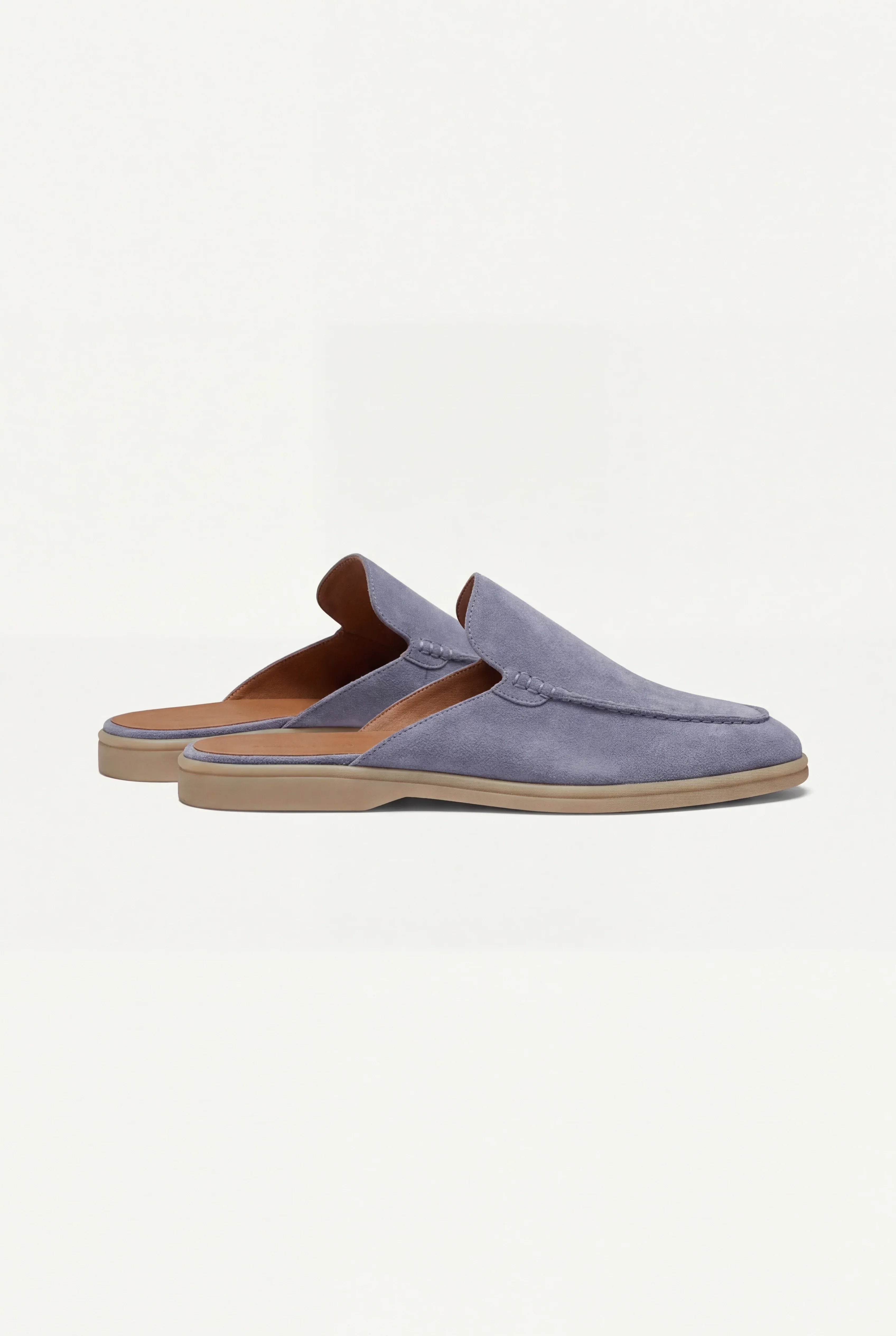Angelo - Mocasín de Ante Azul