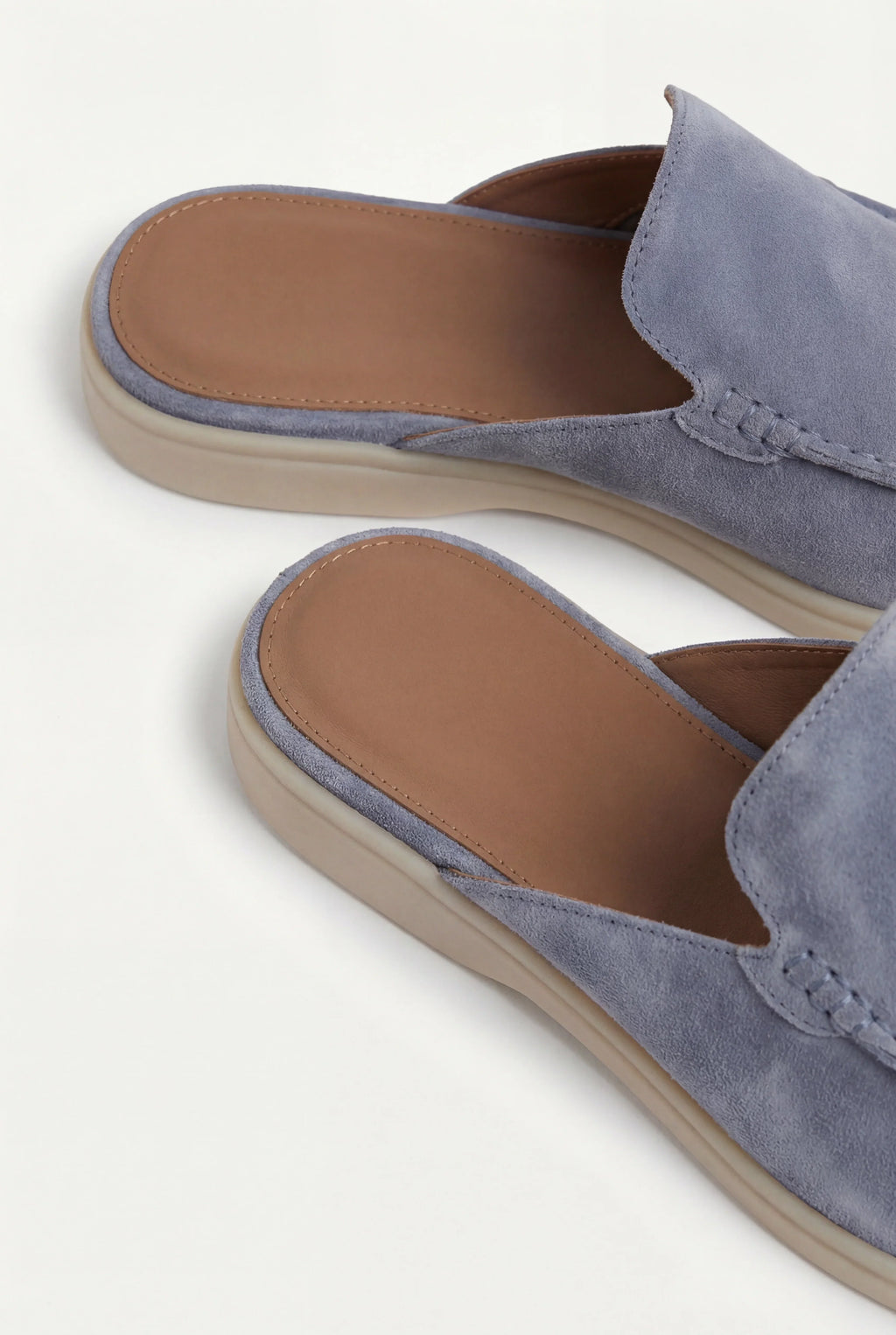 Angelo - Mocasín de Ante Azul