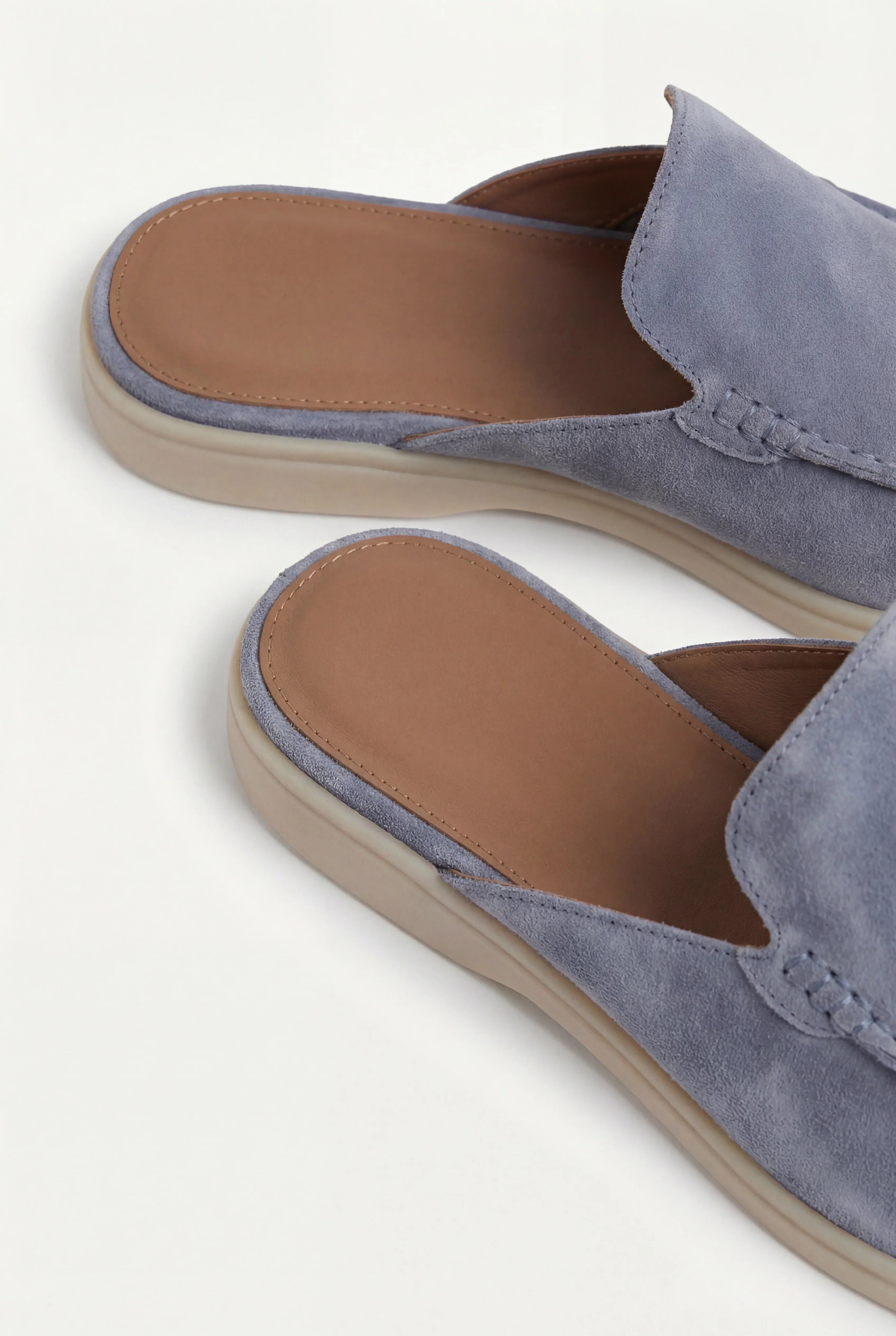 Angelo - Mocasín de Ante Azul