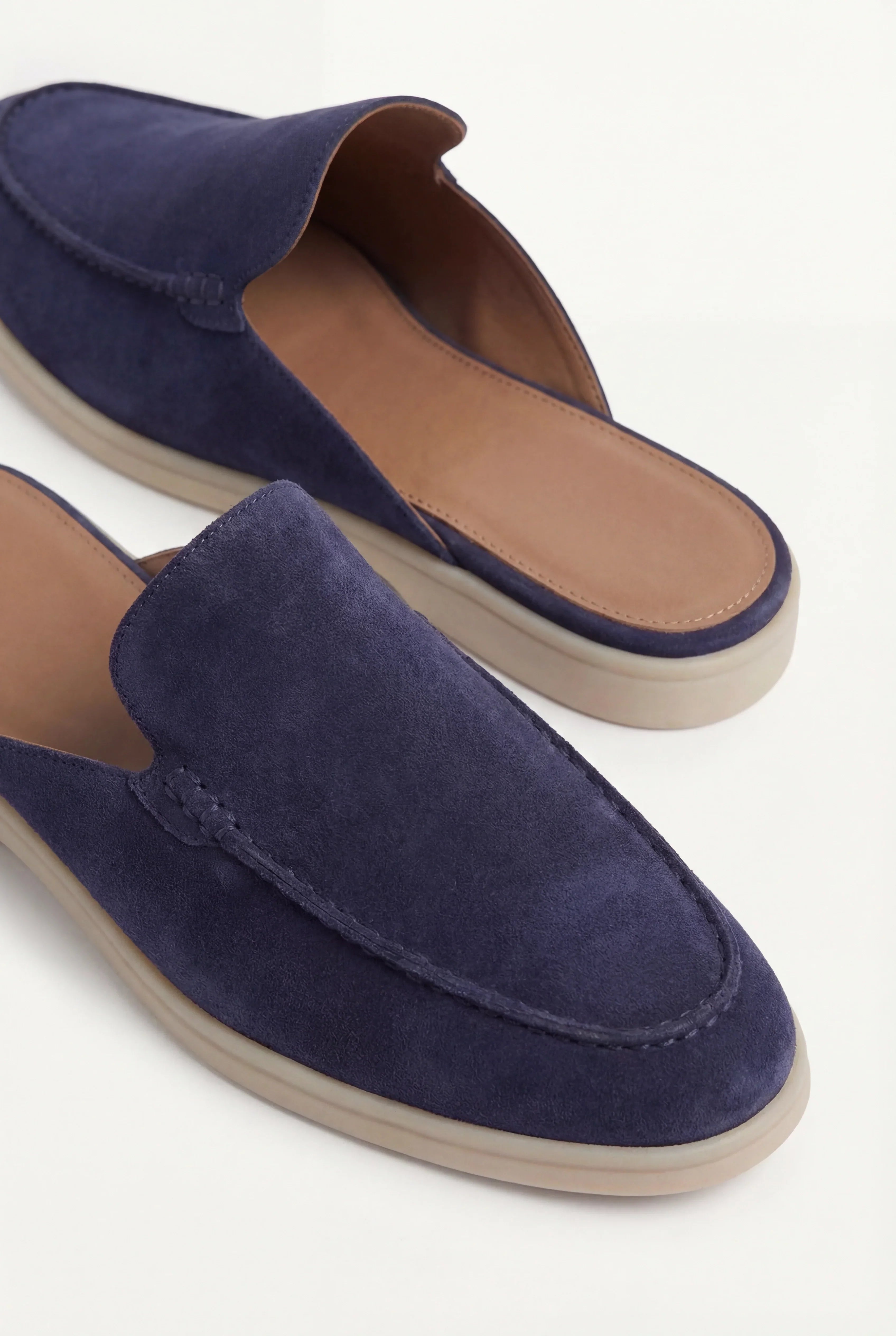 Tobias - Mocasín Náutico de Ante Azul Marino