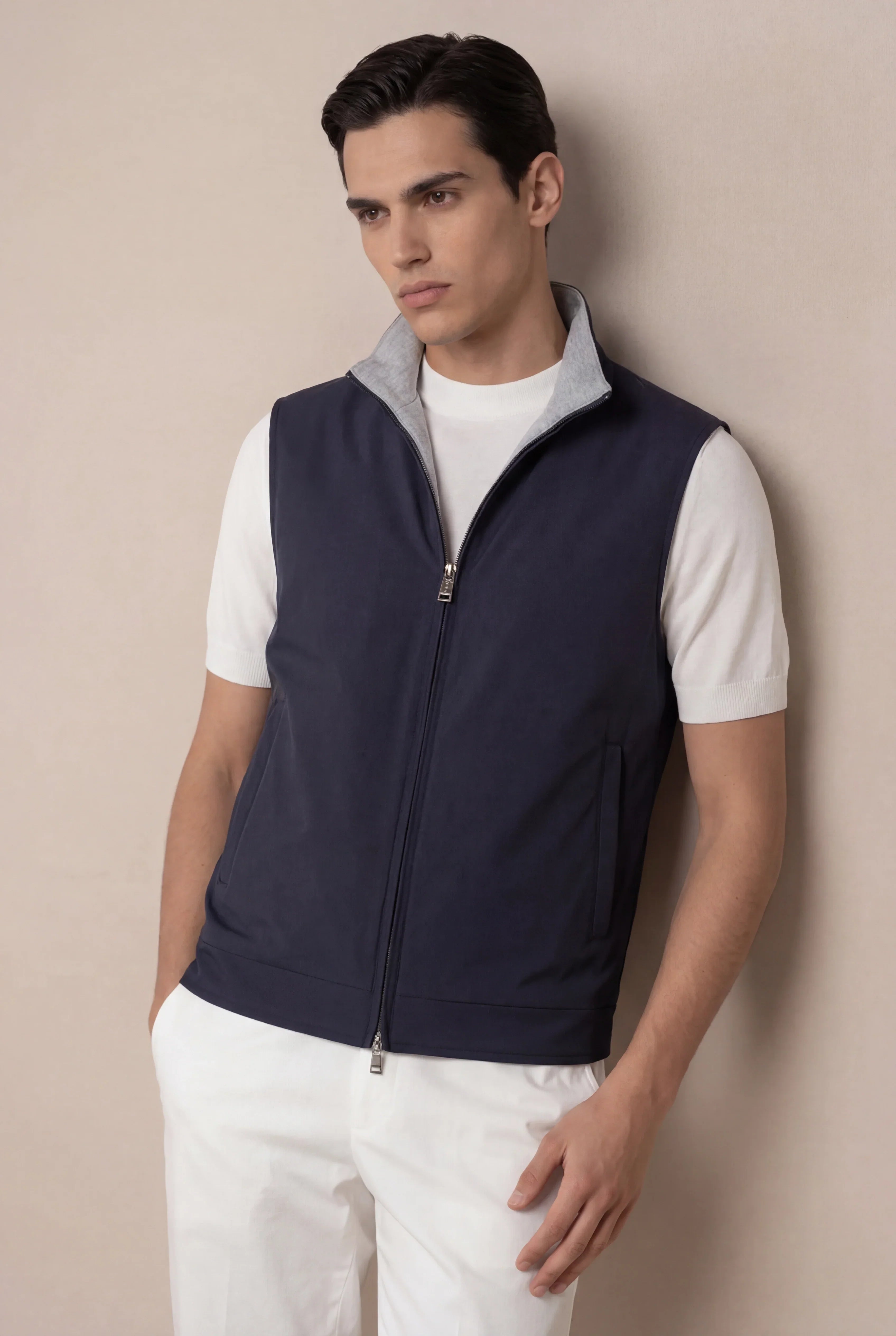 Nicolas - Chaleco Térmico Azul Marino