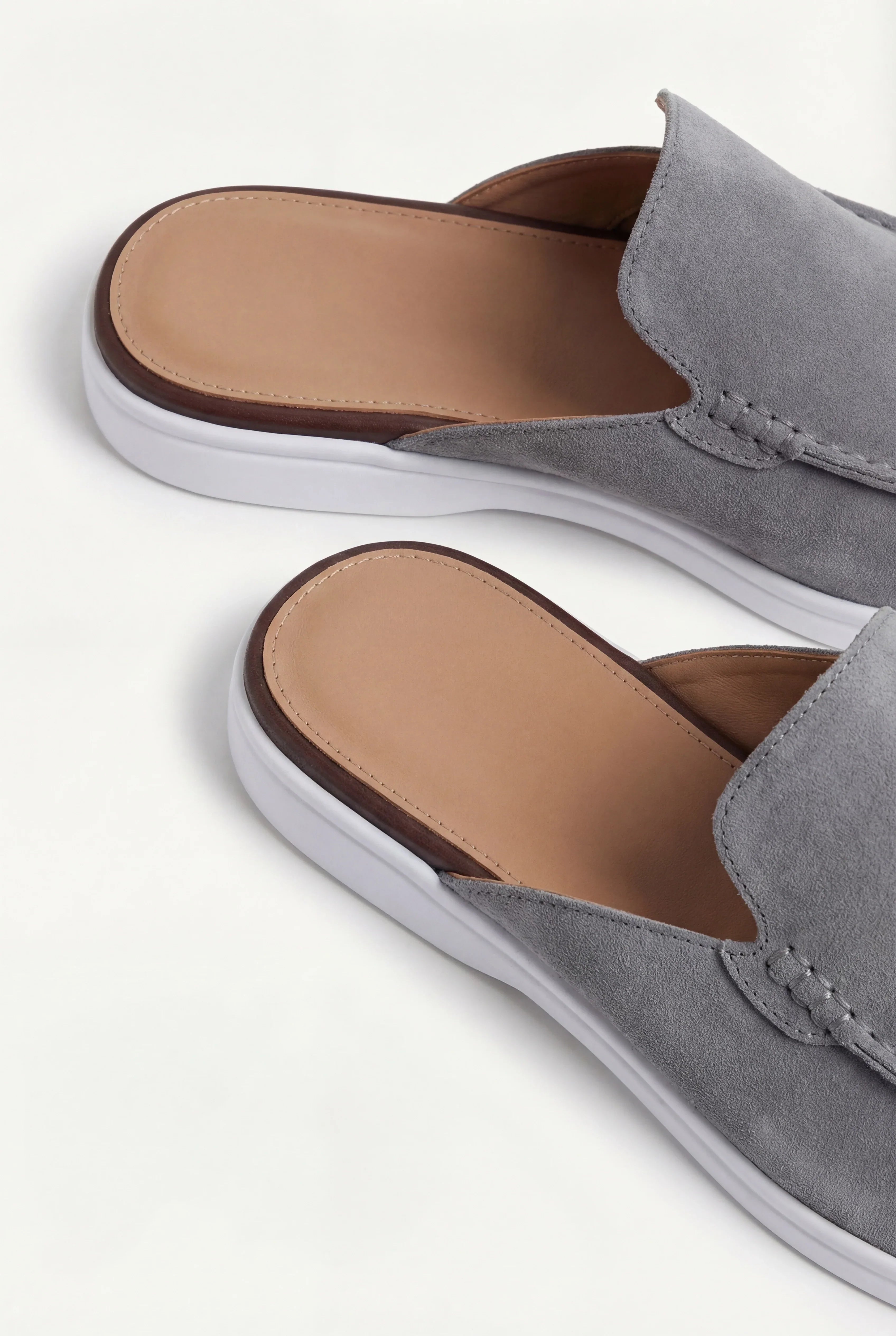 Federico - Mocasín de Ante Gris
