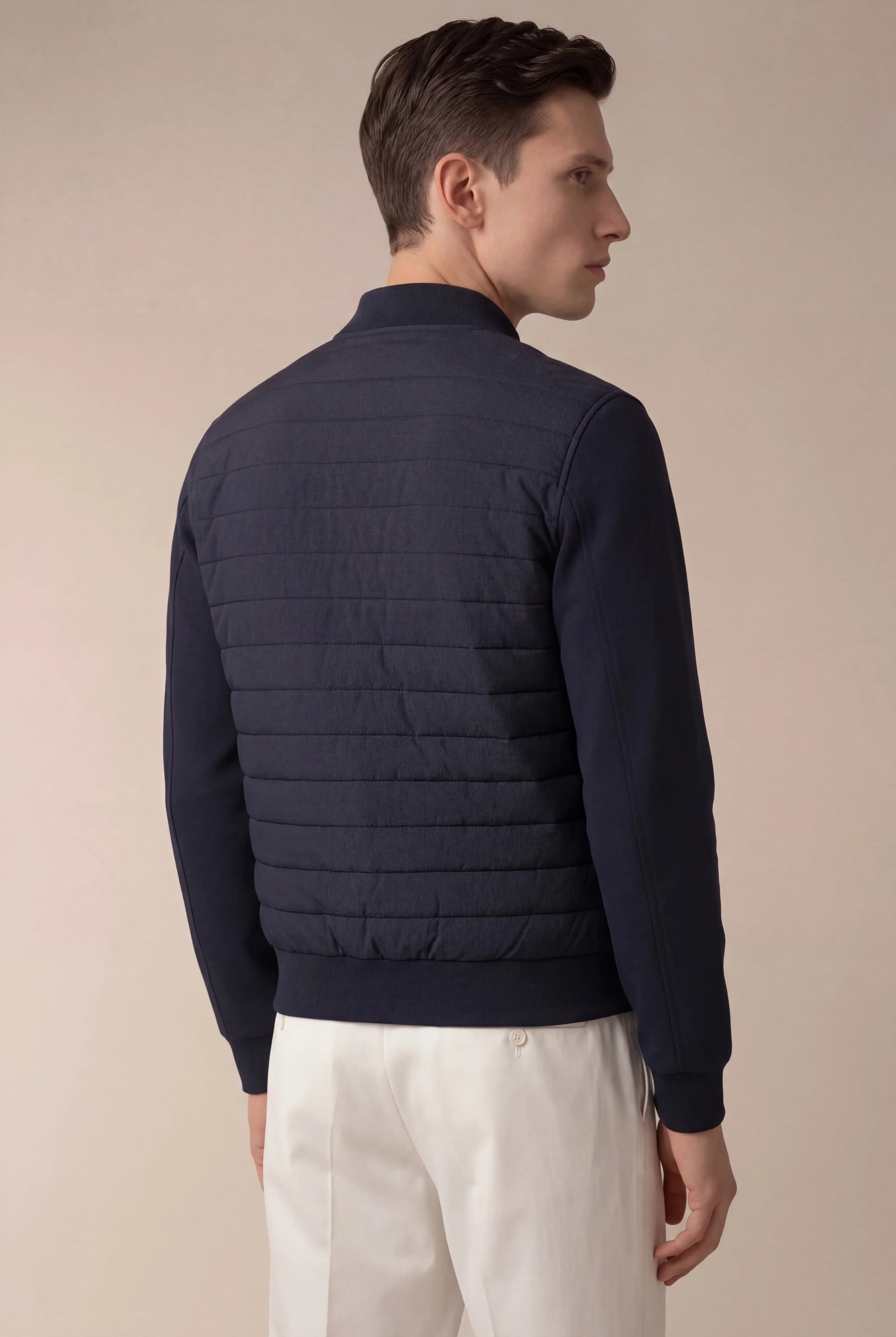 Emanuel - Chaqueta Acolchada Urbana Azul Marino