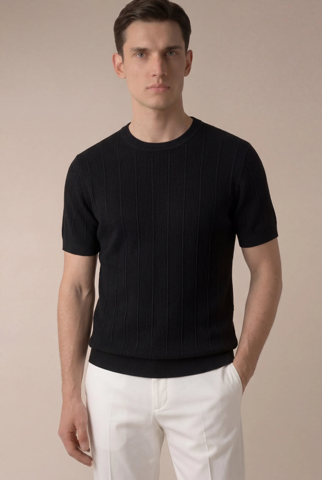 Elias - Camiseta Negra Elegante