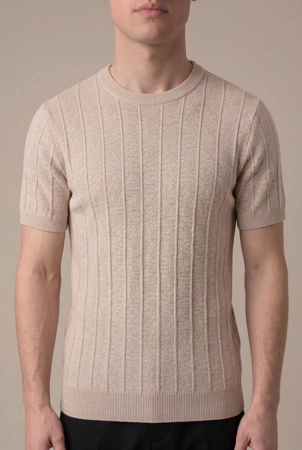 Gaston - Camiseta Beige Elegante
