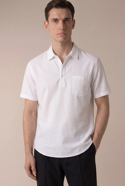 Aaron - Camisa blanca de Ponza