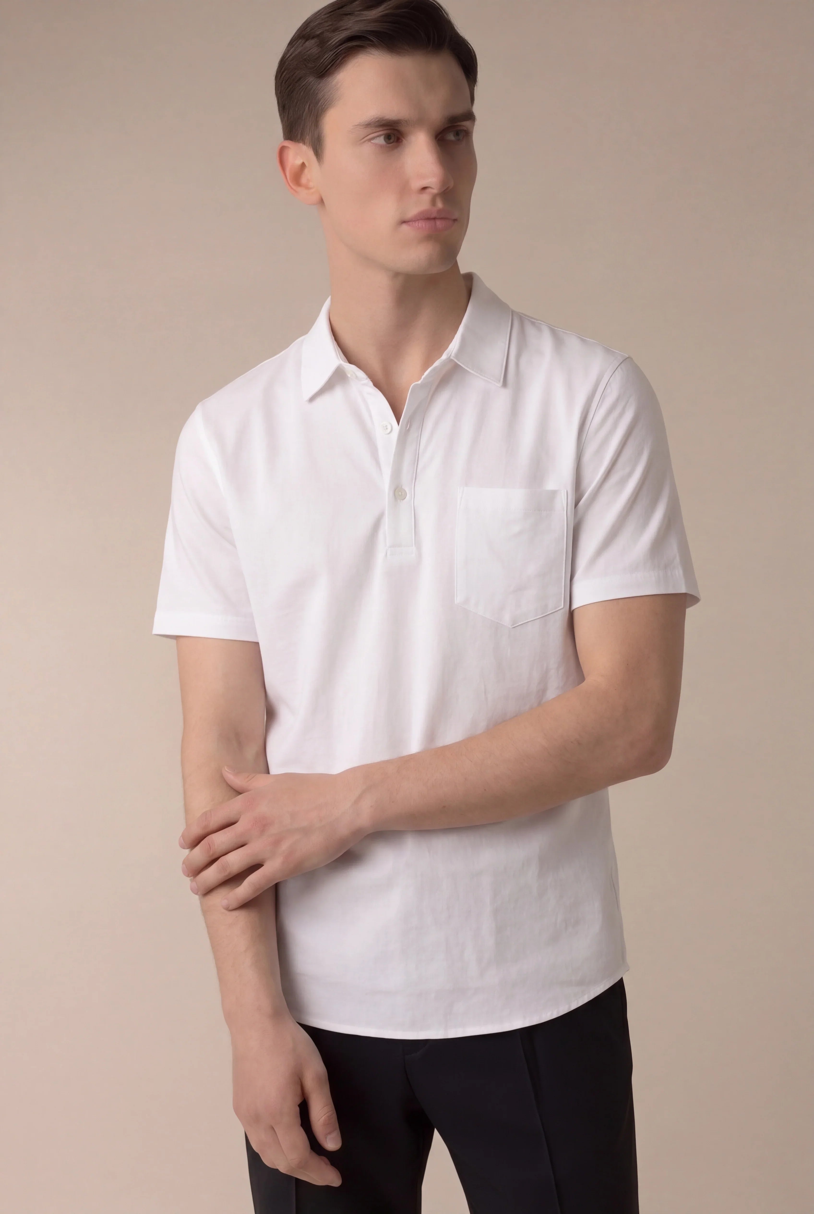 Aaron - Camisa blanca de Ponza