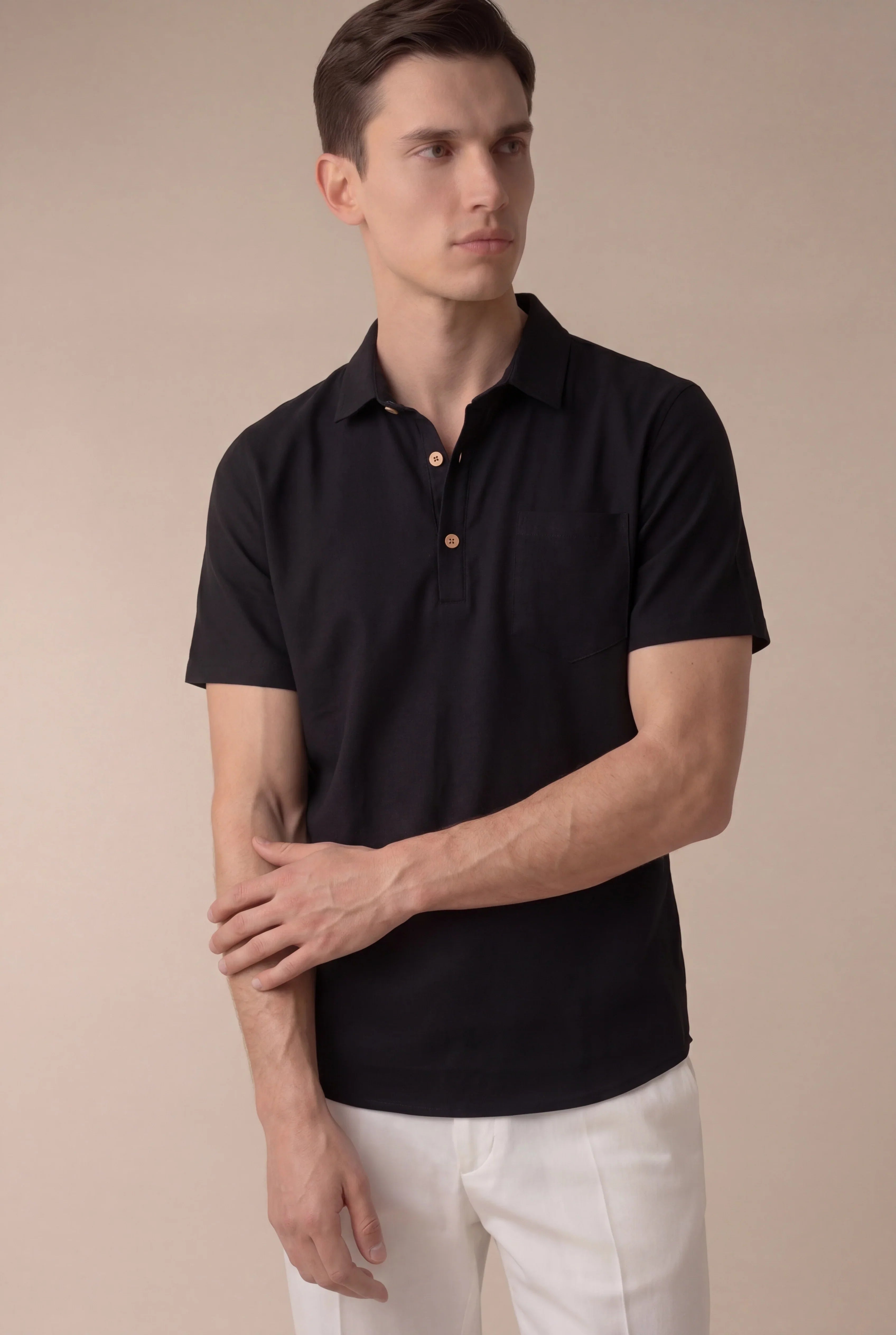 Santino - Camisa negra de Ponza