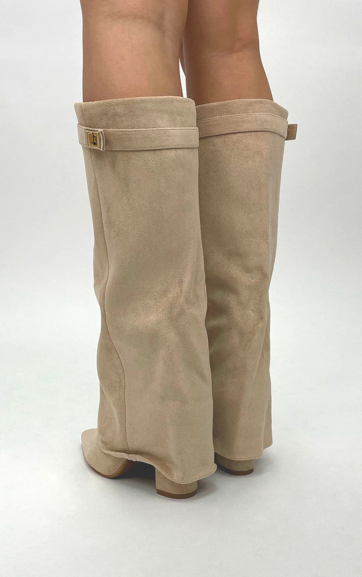 Sol - Botas altas efecto ante elegantes