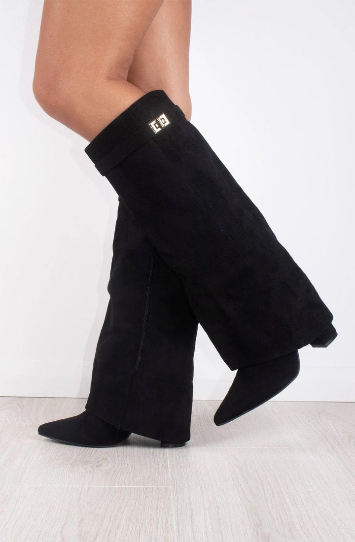 Sol - Botas altas efecto ante elegantes