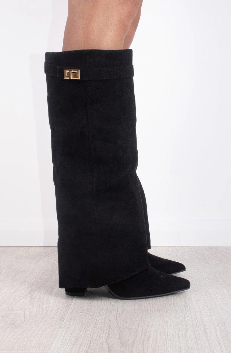Sol - Botas altas efecto ante elegantes